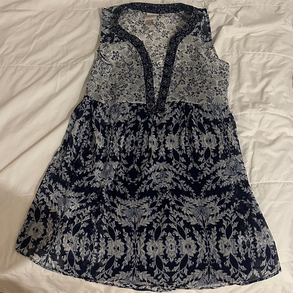 Knox Rose Navy and White Floral Dress